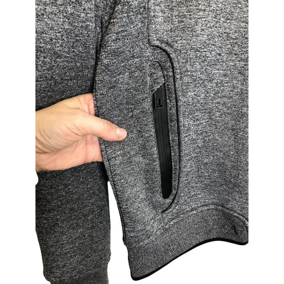 SOLD Ted Baker Gray Front Zip Jacket With Burgundy Trim Size 4 EUC - Picture 7 of 12